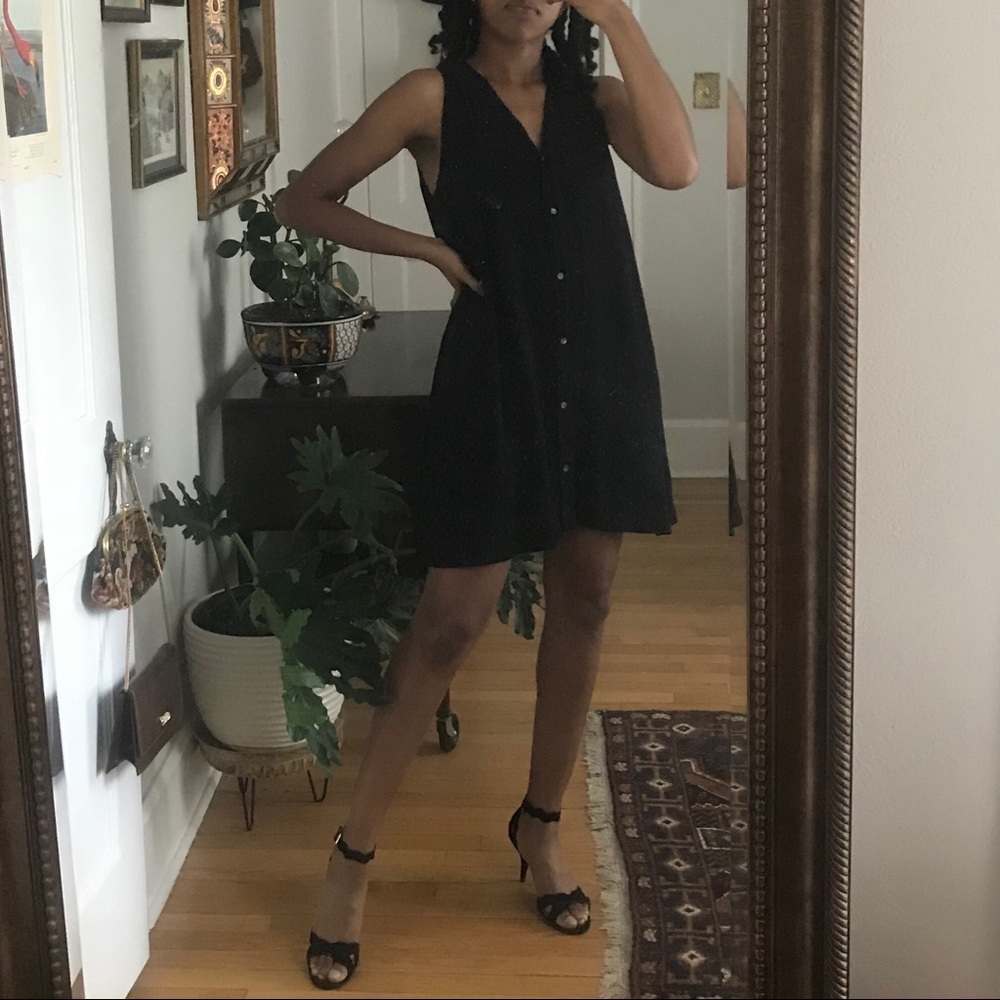 WILFRED Black Shift Dress